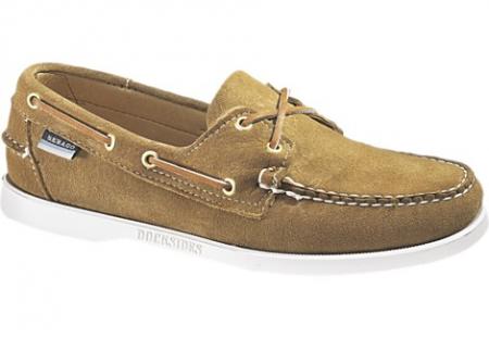 Sebago Docksides Beige Nubuk